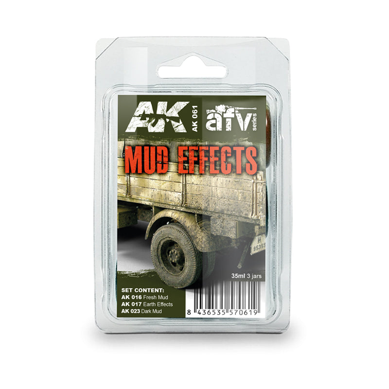 061 Ak Interactive - Weathering Sets - Mud Set