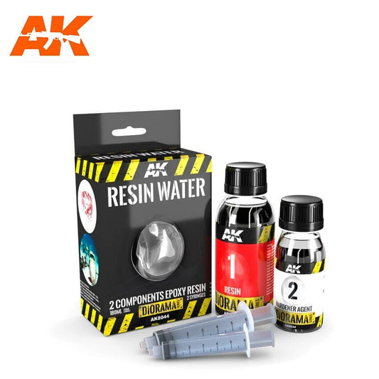 8044 AK Interactive - Dioramas - Resin Water 2 Components Epoxy Resin 180ml