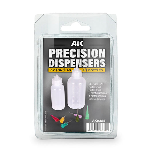9328 Ak Interactive Precision Dispensers (6 Cannulas & 2 Bottles)