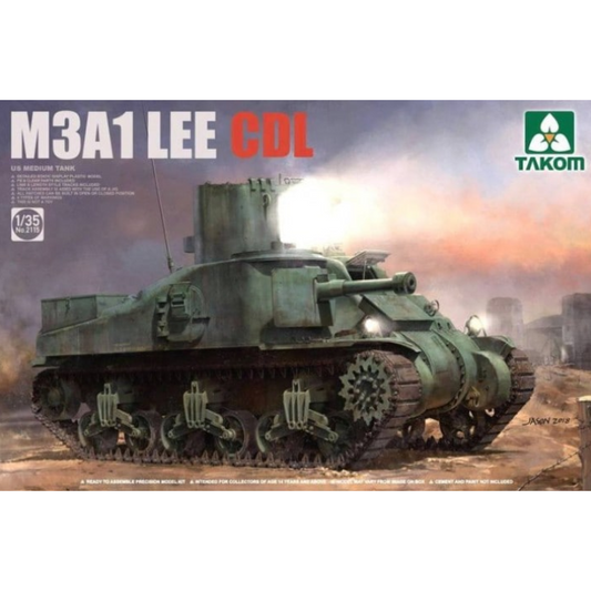 2115 Takom 1/35 Us Medium Tank M3A1 Lee CDL