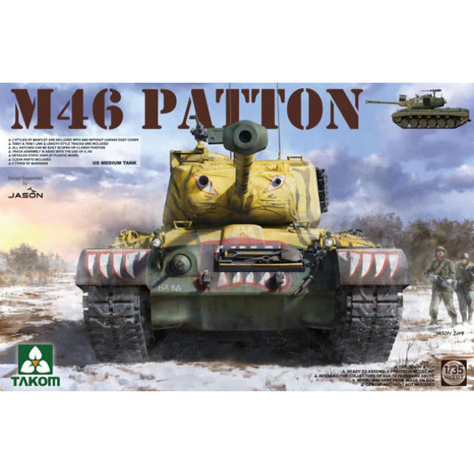 2117 Takom 1/35 Us Medium Tank M-46 Patton