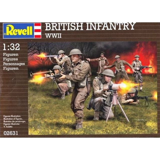 02631 Revell 1/32 British Infantry WWII – Injection Models Now