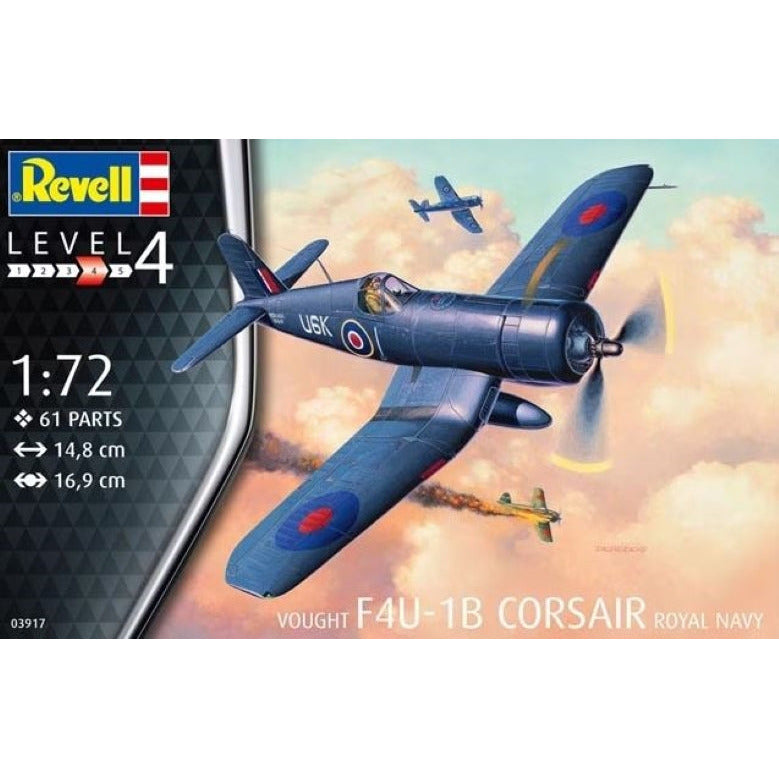 Injection Model Kit Revell 1/72 F4U-1B Corsair Royal Navy 03917 – Injection Models Now