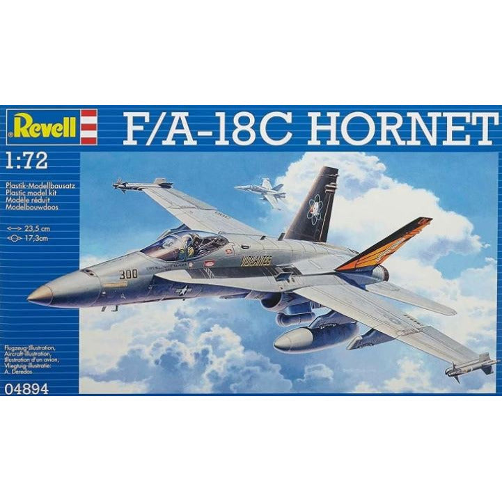 Injection Model Kit 04894 Revell 1/72 F/A-18C Hornet – Injection Models Now