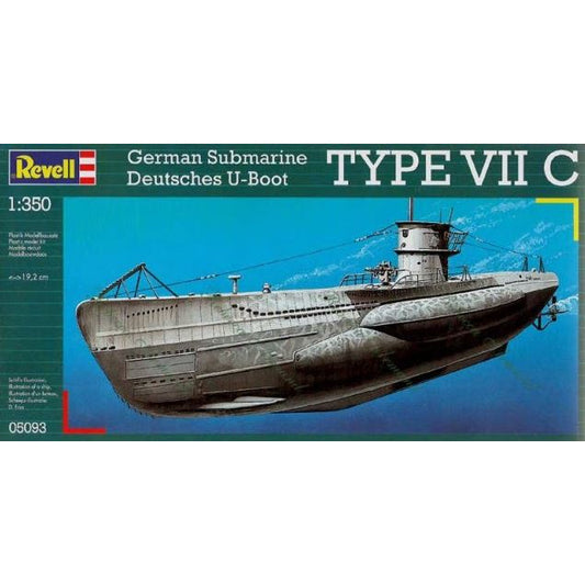 RV5093 Revell 1/350 German Submarine Type VII