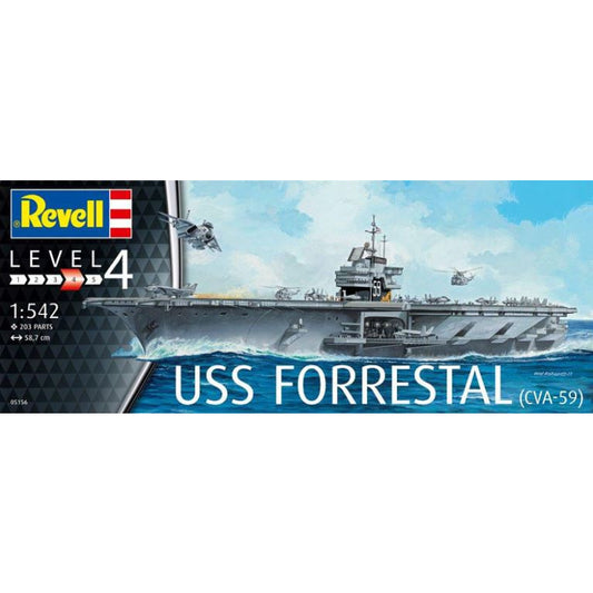 05156 Revell 1/542 Uss Aircraft Super-Carrier Forrestal