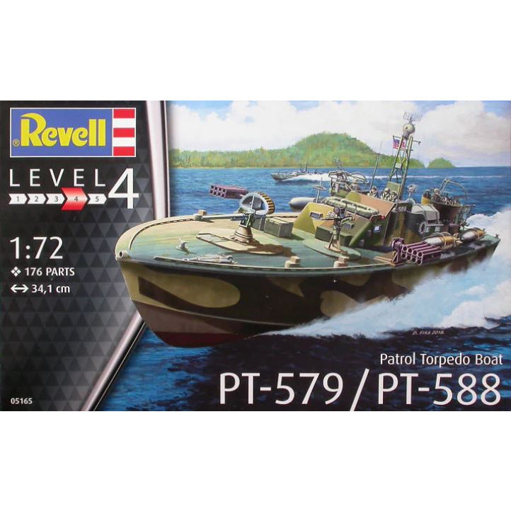 05165 Revell 1/72 Torpedo Boat Pt-588/579