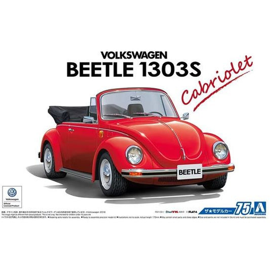 055724 Aoshima 1/24 VW Beetle '75 Cabriolet