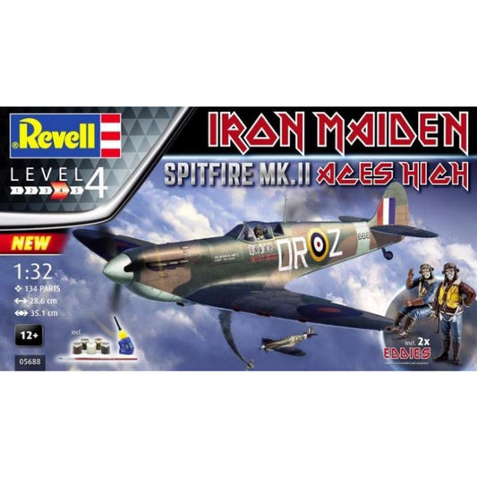 05688 Revell 1/32 Spitfire Mk.II "Aces High" Iron Maiden Gift Set