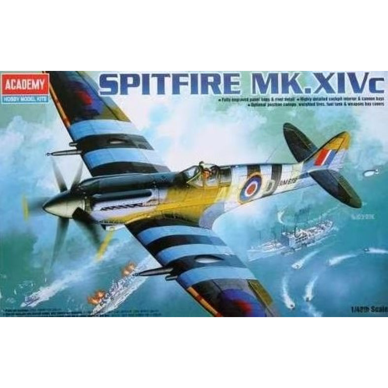 Injection Model Kit Academy 1/48 Spitfire Mk. XIV-C 12274 – Injection Models Now