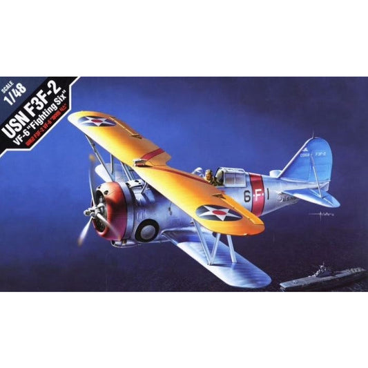 12326 Academy 1/48 USN F3F-2 VF6 "Fighting Six"