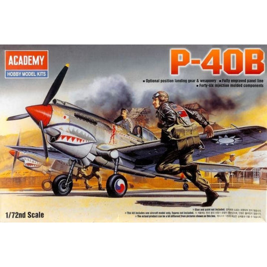 12456 Academy 1/72  P-40B Tomahawk
