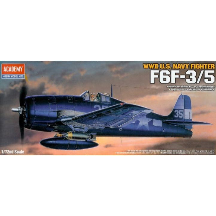 12481 Academy 1/72 F6F-3/5 Hellcat