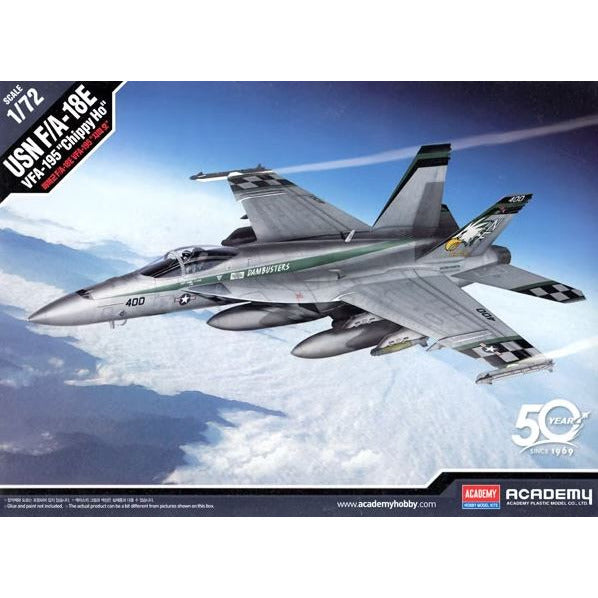 Chippy Model Academy 1/72 USN F/A-18E VFA-195 Chippy Ho 12565 – Injection Models Now