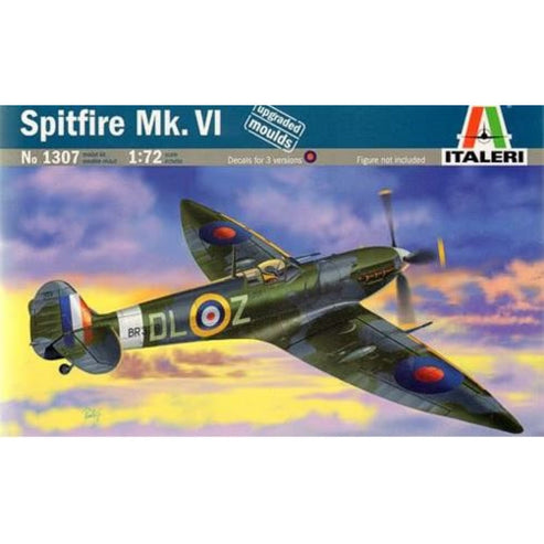 Italeri 1/72 Spitfire Mk6 #1307 – Injection Models Now