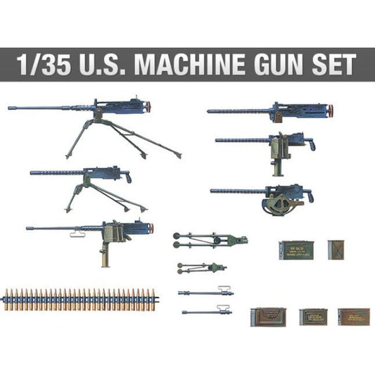 13262 Academy 1/35 US Machine Gun Set