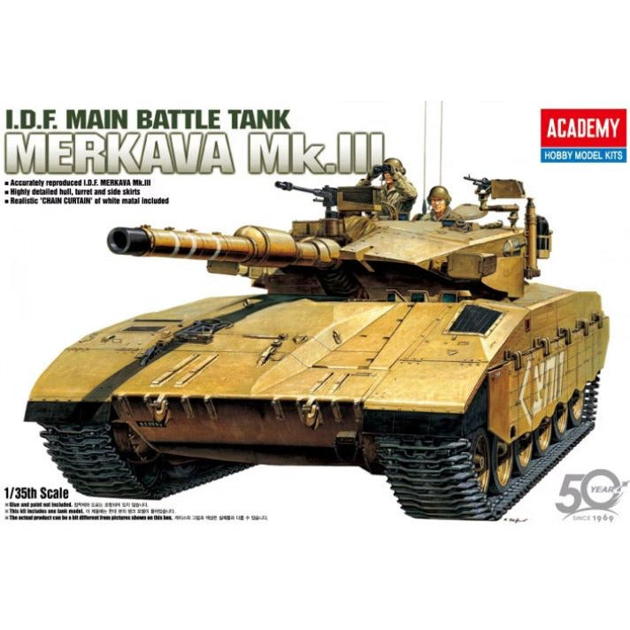 Injection Model Kit 13267 Academy 1/35 I.D.F. Merkava Mk III – Injection Models Now