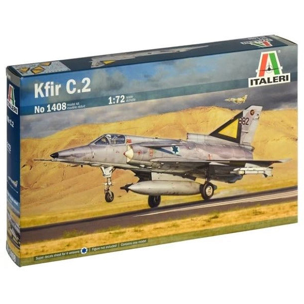 1408 Italeri 1/72 Kfir C.2 Combat Jet