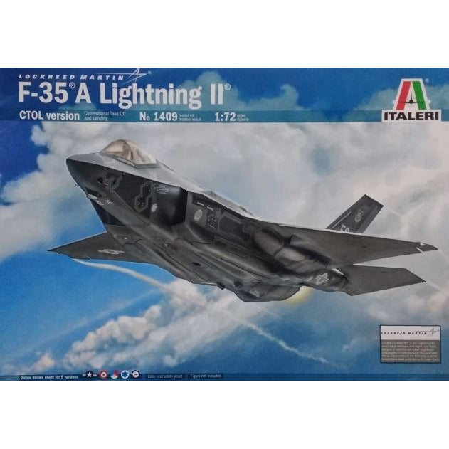 Injection Model Kit Italeri 1/72 F-35A Lightning II #1409 – Injection Models Now