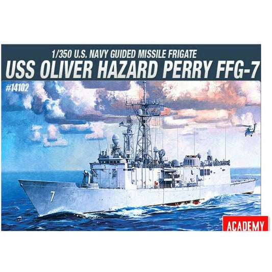 14102 Academy 1/350 Uss Oliver Hazard Perry FFG-7