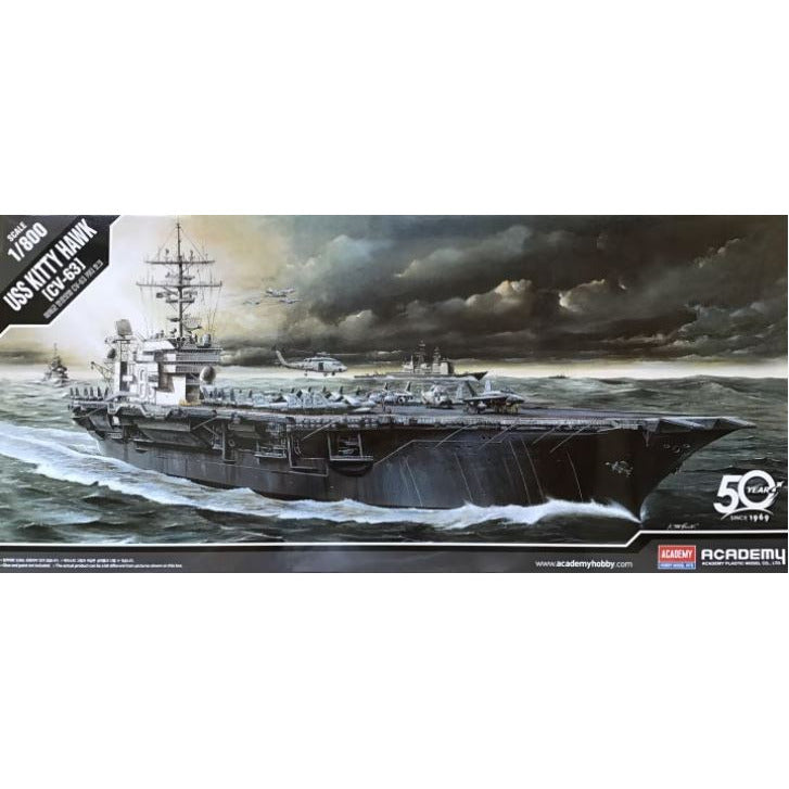 14210 Academy 1/800 USS CVN-63 Kitty Hawk