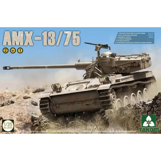 2036 Takom 1/35 I.D.F Light Tank AMX-13