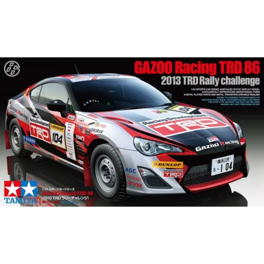 24337 Tamiya 1/24 Scale GAZOO Racing TRD 86 (2013 TRD Rally challenge)