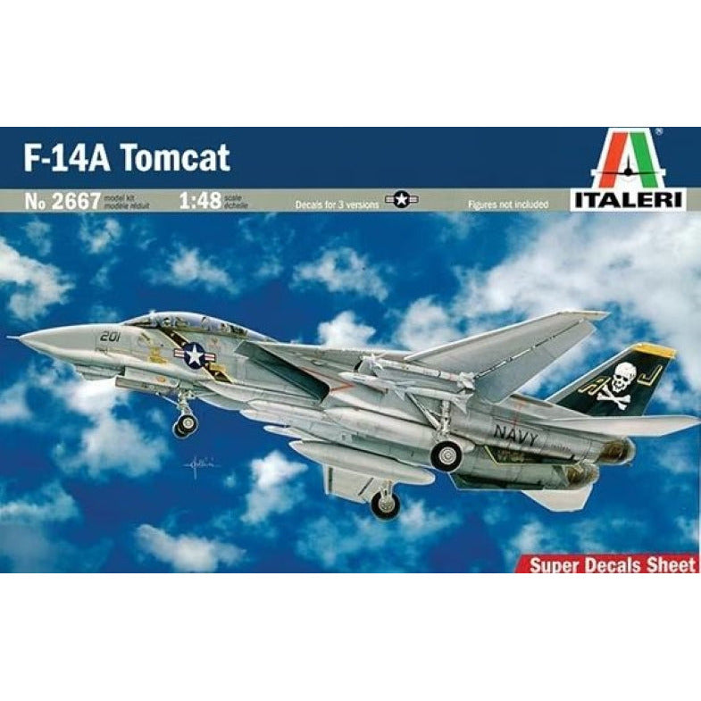 Injection Model Kit Italeri 1/48 F-14A Tomcat 2667 – Injection Models Now