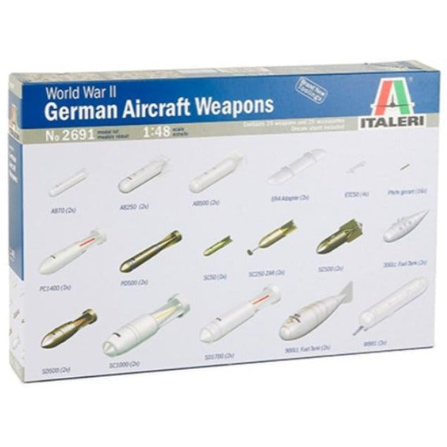 2691 Italeri 1/48 WWII German Aircraft Weapons