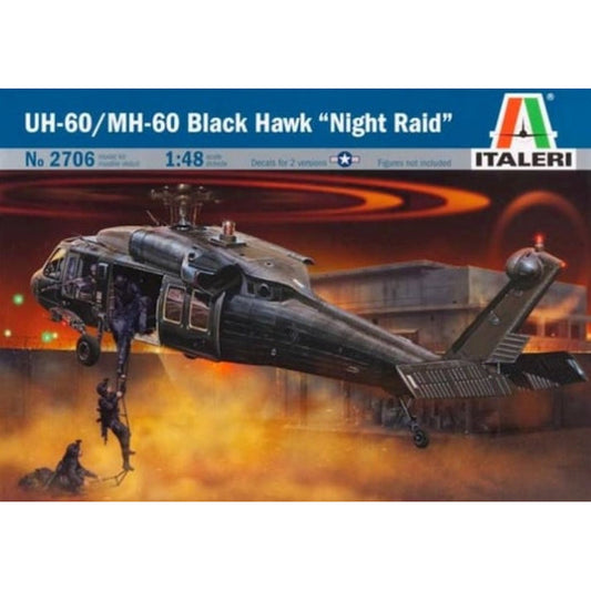 2706 Italeri 1/48 Uh-60A Black Hawk Night Raid