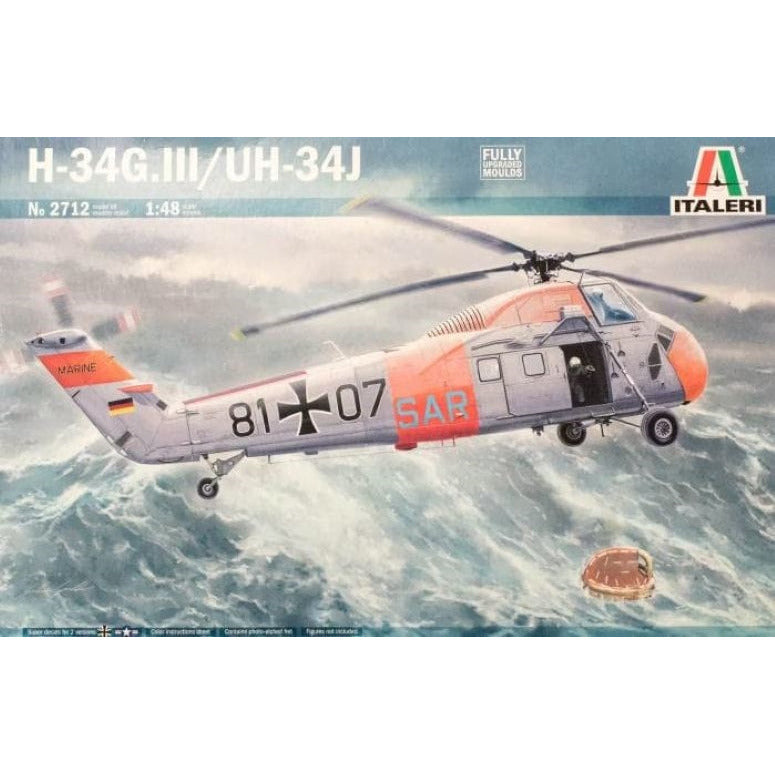 2712 Italeri 1/48 H-34G III/Uh-34J Helicopter