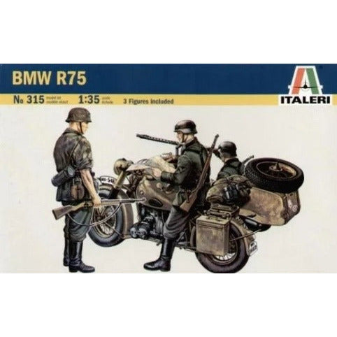 315 Italeri 1/35 BMW R75 W/Side Car