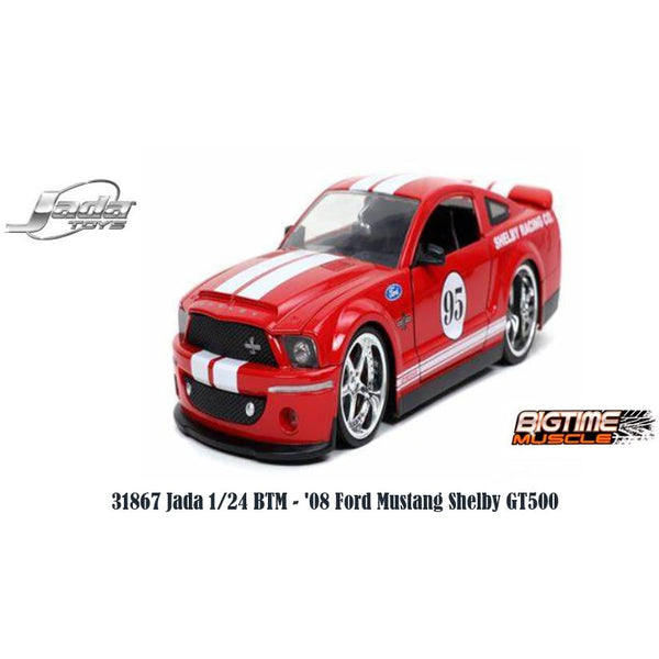 31867 Jada 1/24 BTM - '08 Ford Mustang Shelby GT500 – Injection Models Now