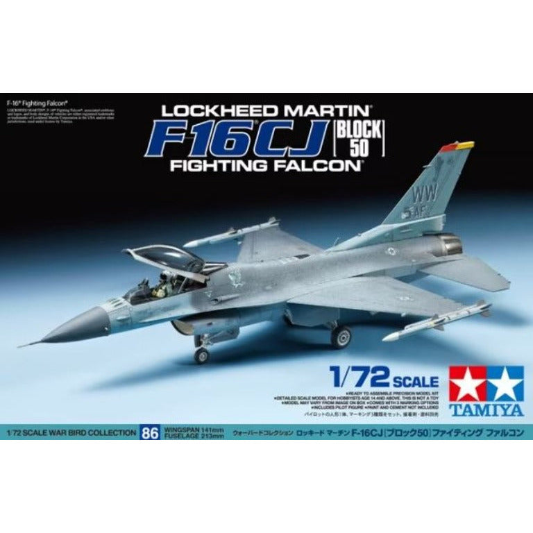 60786 Tamiya 1/72 F-16CJ Fighting Falcon