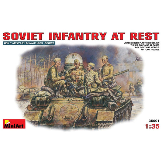 35001 Miniart 1/35 Soviet Infantry At Rest