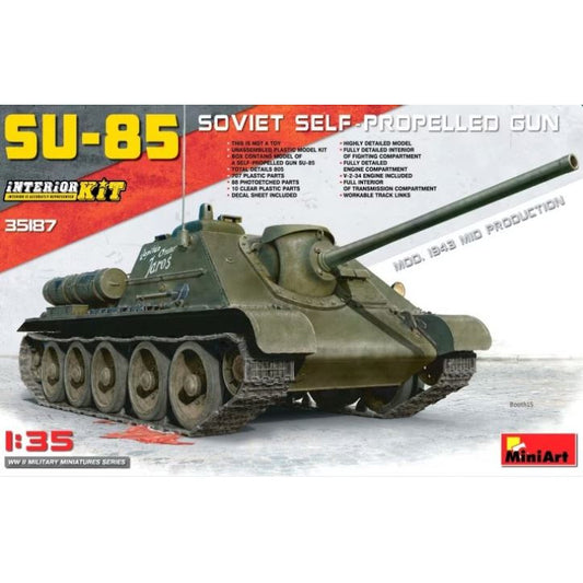 35187 Miniart 1/35 Su-85 Mod. 1943 Mid W/Int Kit