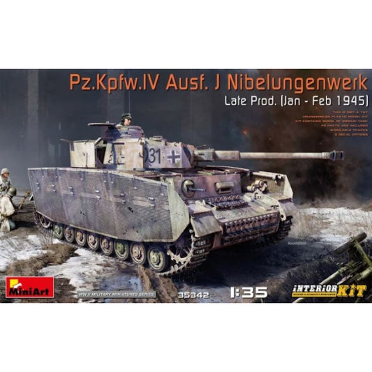 35342 Miniart 1/35 Pz.Kpfw.Iv Ausf J Nibelungenwerk with Turret Interior