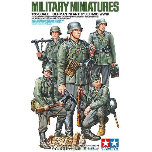 35371 Tamiya 1/35 German Infantry Mid WWII