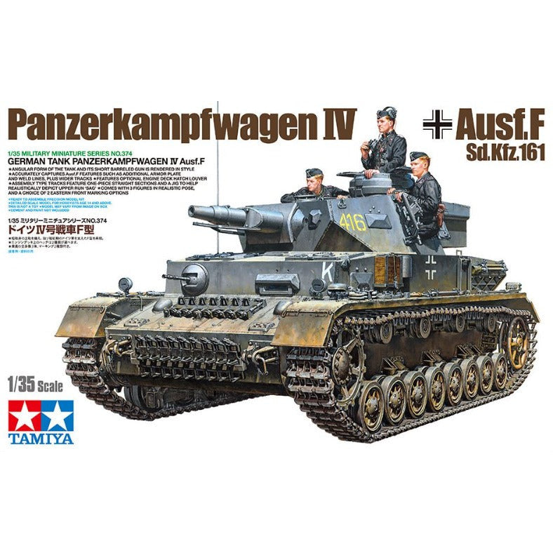 35374 Tamiya 1/35 German Tank Panzerkampfwagen IV Ausf.F