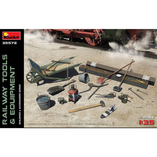 35572 Miniart 1/35 Railway Tools & Equipment