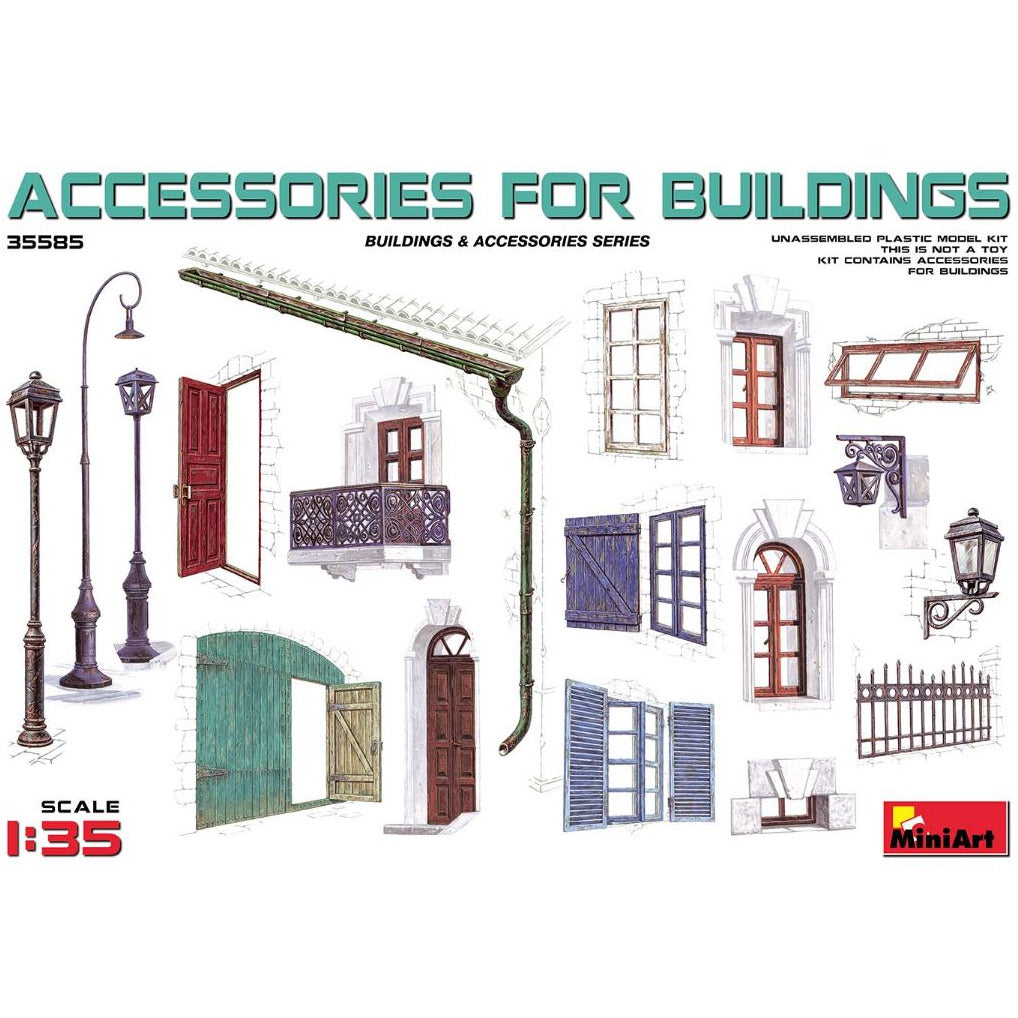 35585 Miniart 1/35 Accessories for buildings