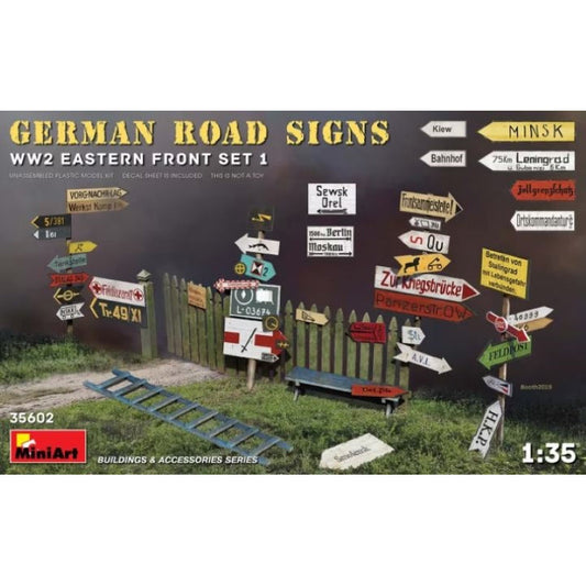 35602 Miniart 1/35 German Road Signs Ww2 (Eastern Front set 1)