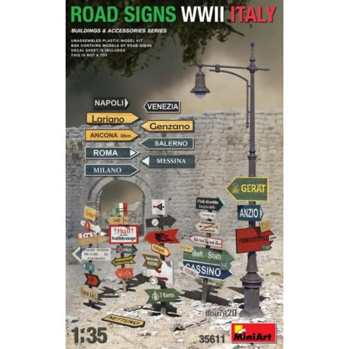 35611 Miniart 1/35 Road Signs WW2 Italy