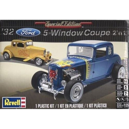 4228 Revell 1/25 1932 Ford 5 Window Coupe 2n1