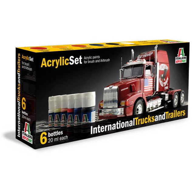 435AP Italeri/Vallejo Paint - Truck & Trailer - 6 Pcs