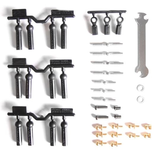 54539 Tamiya TT-02B Full Turnbuckle Set