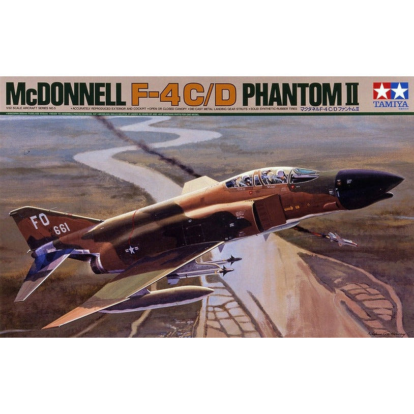 60305 Tamiya 1/32 F-4C/D Phantom II – Injection Models Now