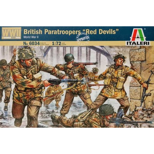 6034 Italeri 1/72 British Paratroopers "Red Devils" WWII