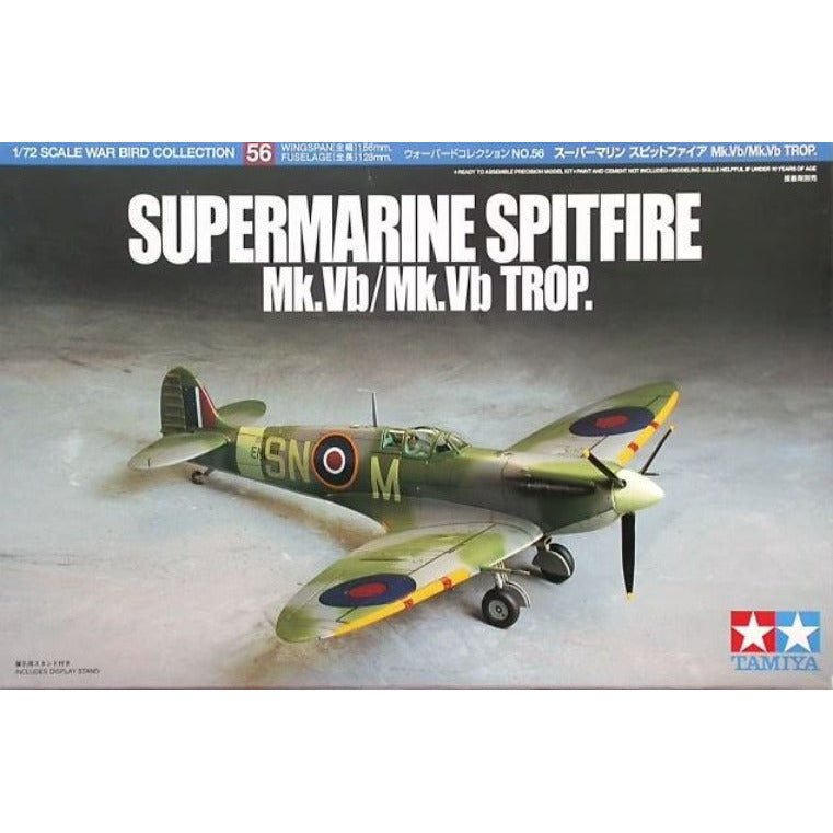 60756 Tamiya 1/72 Supermarine Spitfire Mk.Vb/Mk.Vb Trop