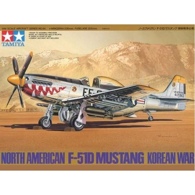 61044 Tamiya 1/48 North American F-51D Mustang Korean War